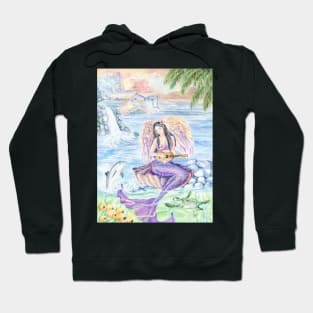 Hawaiian Mermaid, Pacific Mermaid Hoodie